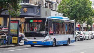 ZK6845BEVG3停靠供销大厦站
